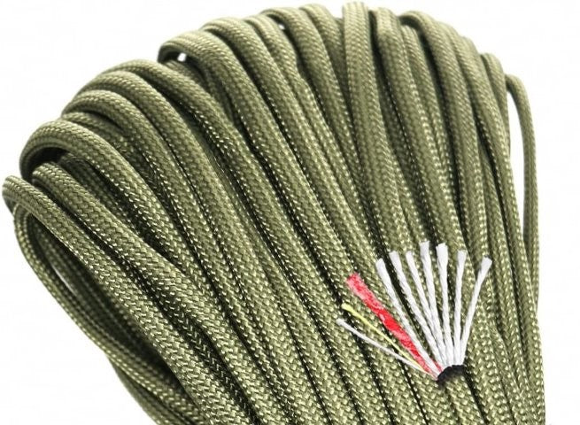 Σκοινί Paracord Origin Outdoors Με Προσάναμμα 4mm/30m Λαδί | www.lightgear.gr