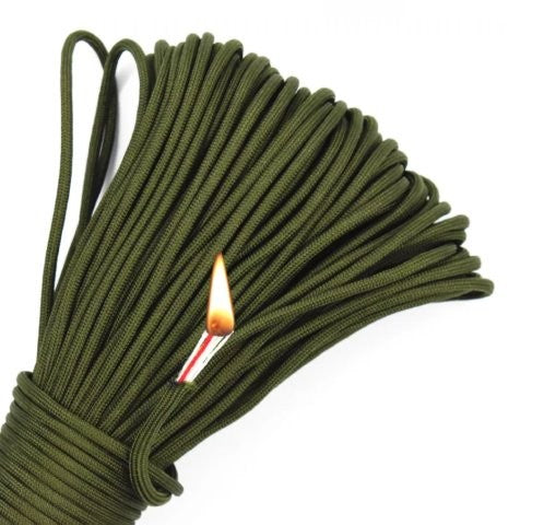 Σκοινί Paracord Origin Outdoors Με Προσάναμμα 4mm/30m Λαδί | www.lightgear.gr
