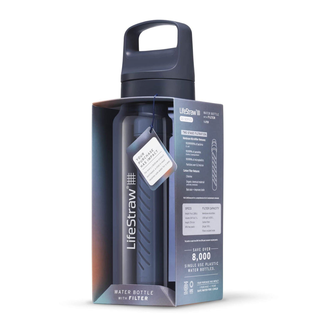 Παγούρι με Φίλτρο Νερού LifeStraw Go 1000ml Aegean Sea | www.lightgear.gr