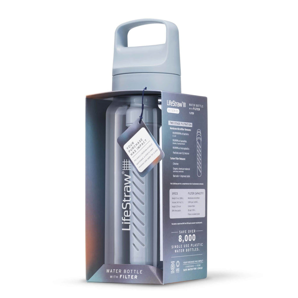 Παγούρι με Φίλτρο Νερού LifeStraw Go 1000ml Icelandic Blue | www.lightgear.gr