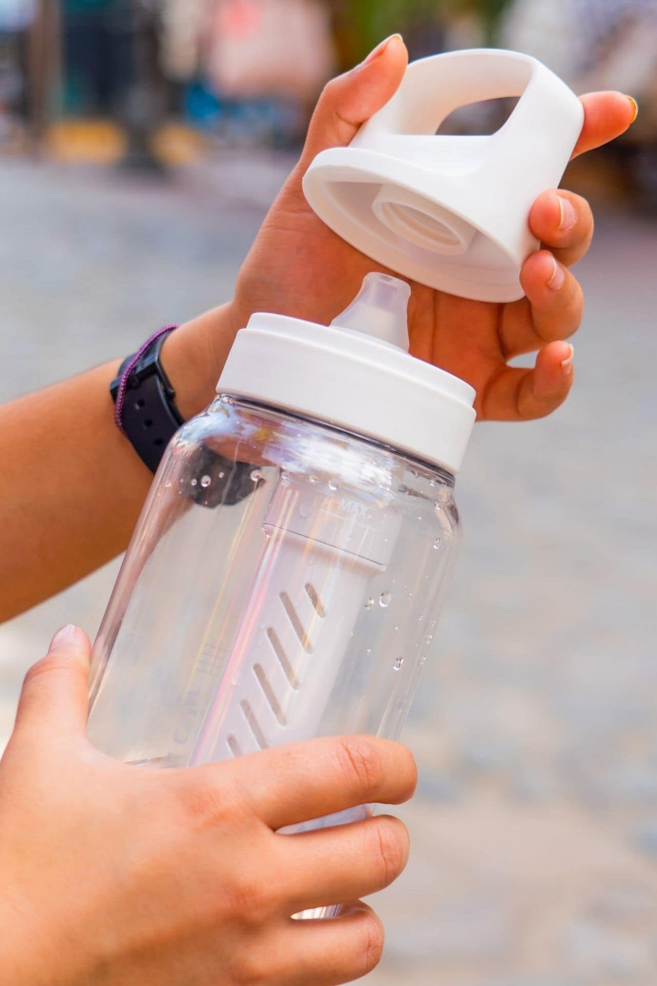 Παγούρι με Φίλτρο Νερού LifeStraw Go 1000ml Polar White | www.lightgear.gr
