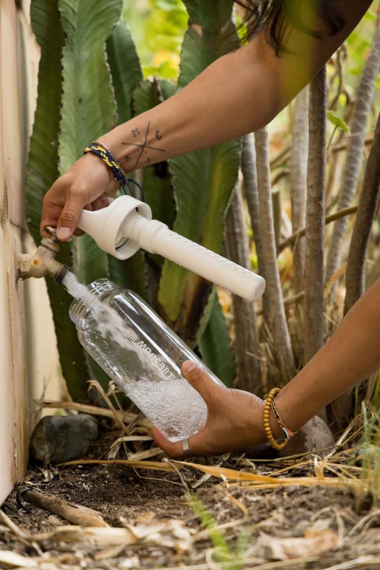 Παγούρι με Φίλτρο Νερού LifeStraw Go 1000ml Polar White | www.lightgear.gr