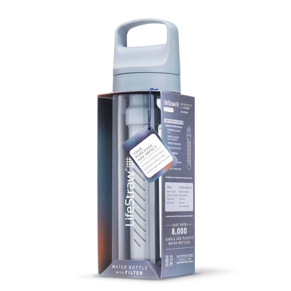 Παγούρι με Φίλτρο Νερού LifeStraw Go 650ml Icelandic Blue | www.lightgear.gr
