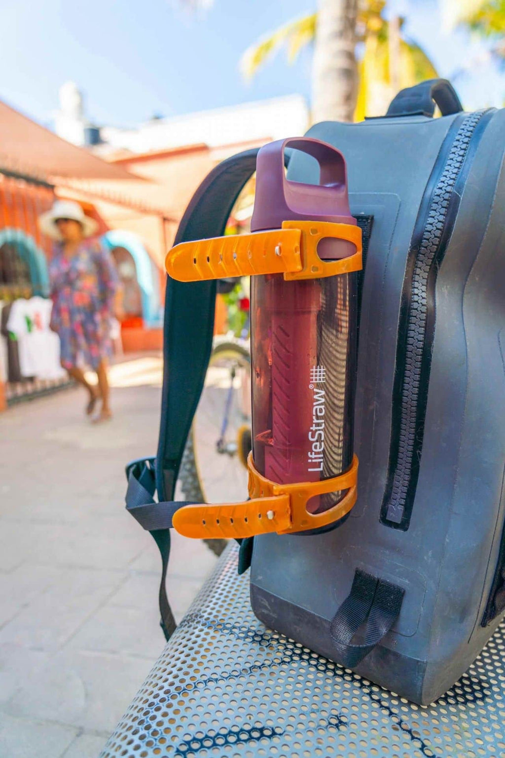 Παγούρι με Φίλτρο Νερού LifeStraw Go 650ml Merlot Me Away | www.lightgear.gr