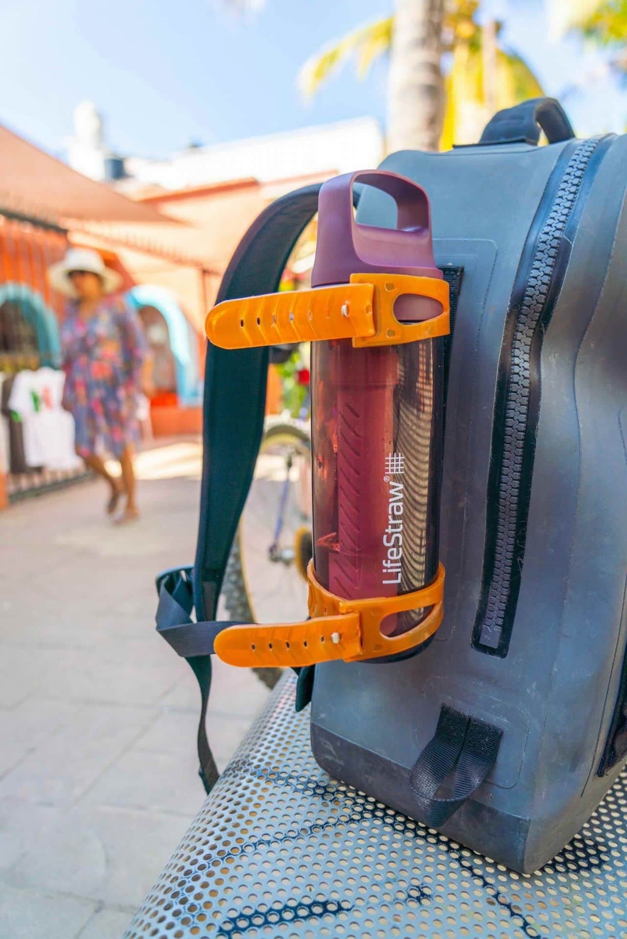 Παγούρι με Φίλτρο Νερού LifeStraw Go 650ml Merlot Me Away | www.lightgear.gr