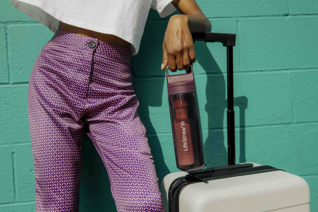 Παγούρι με Φίλτρο Νερού LifeStraw Go 650ml Merlot Me Away | www.lightgear.gr