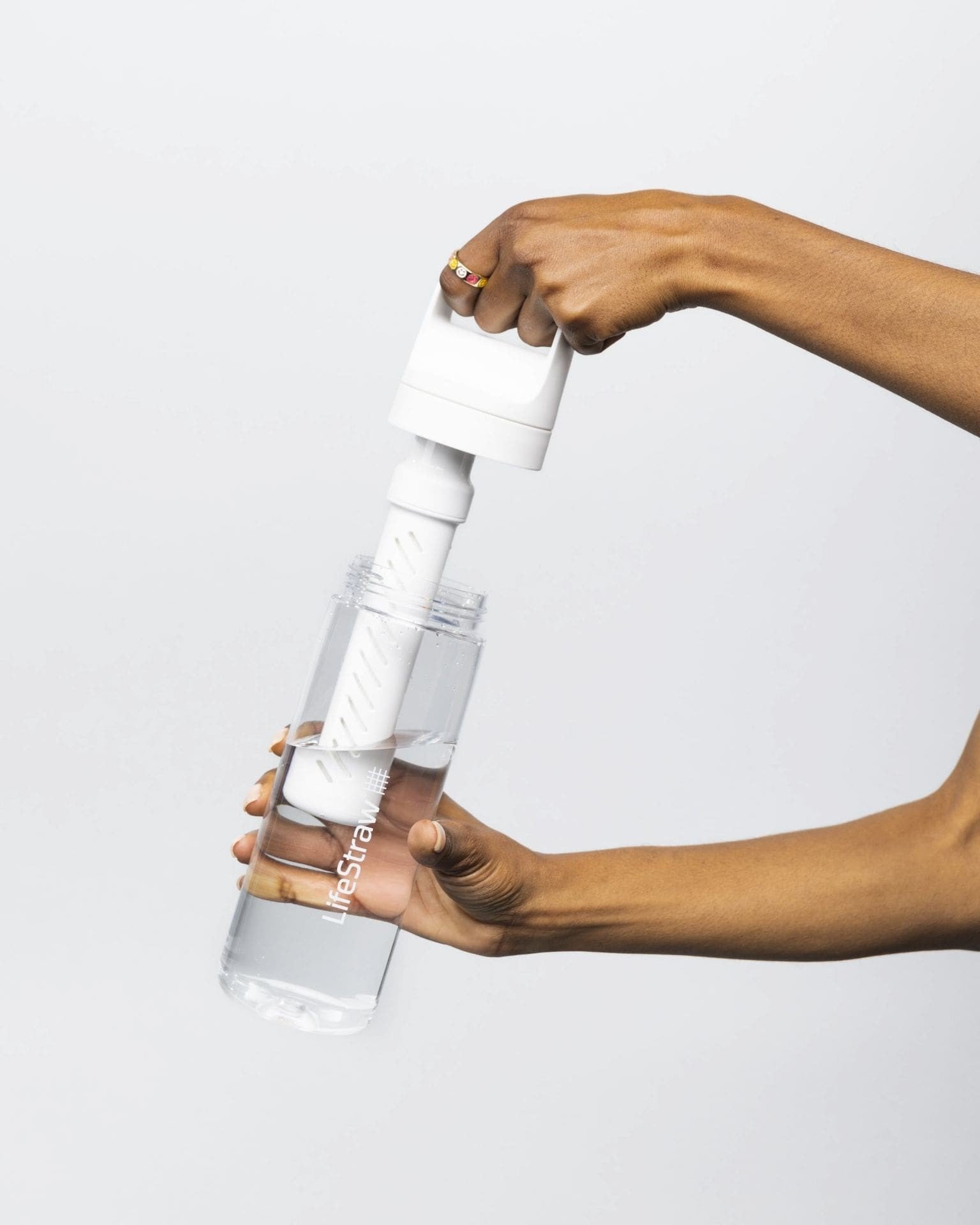 Παγούρι με Φίλτρο Νερού LifeStraw Go 650ml Polar White | www.lightgear.gr