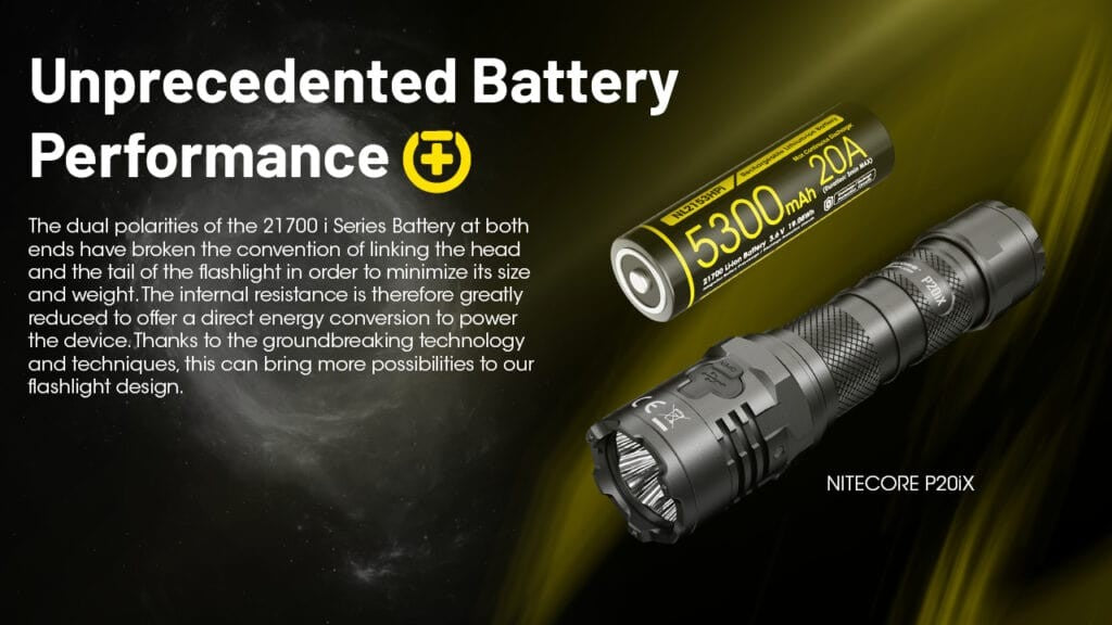 Επαναφορτιζόμενη Μπαταρία Nitecore 21700 NL2153HPi 5300mAh 3,6V | www.lightgear.gr
