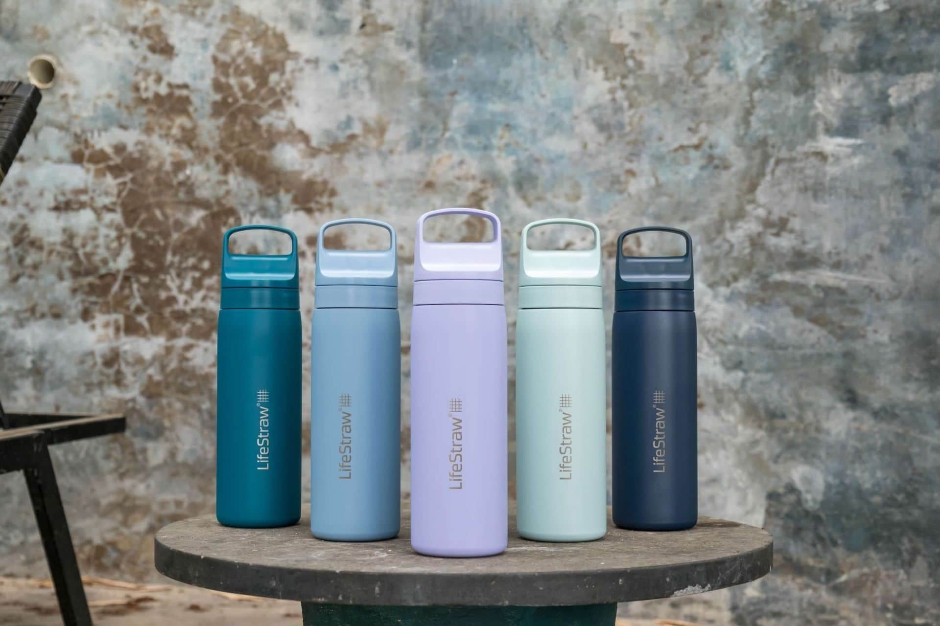 Ανοξείδωτο Παγούρι με Φίλτρο Νερού LifeStraw Go Steel 530ml Aegean Sea | www.lightgear.gr