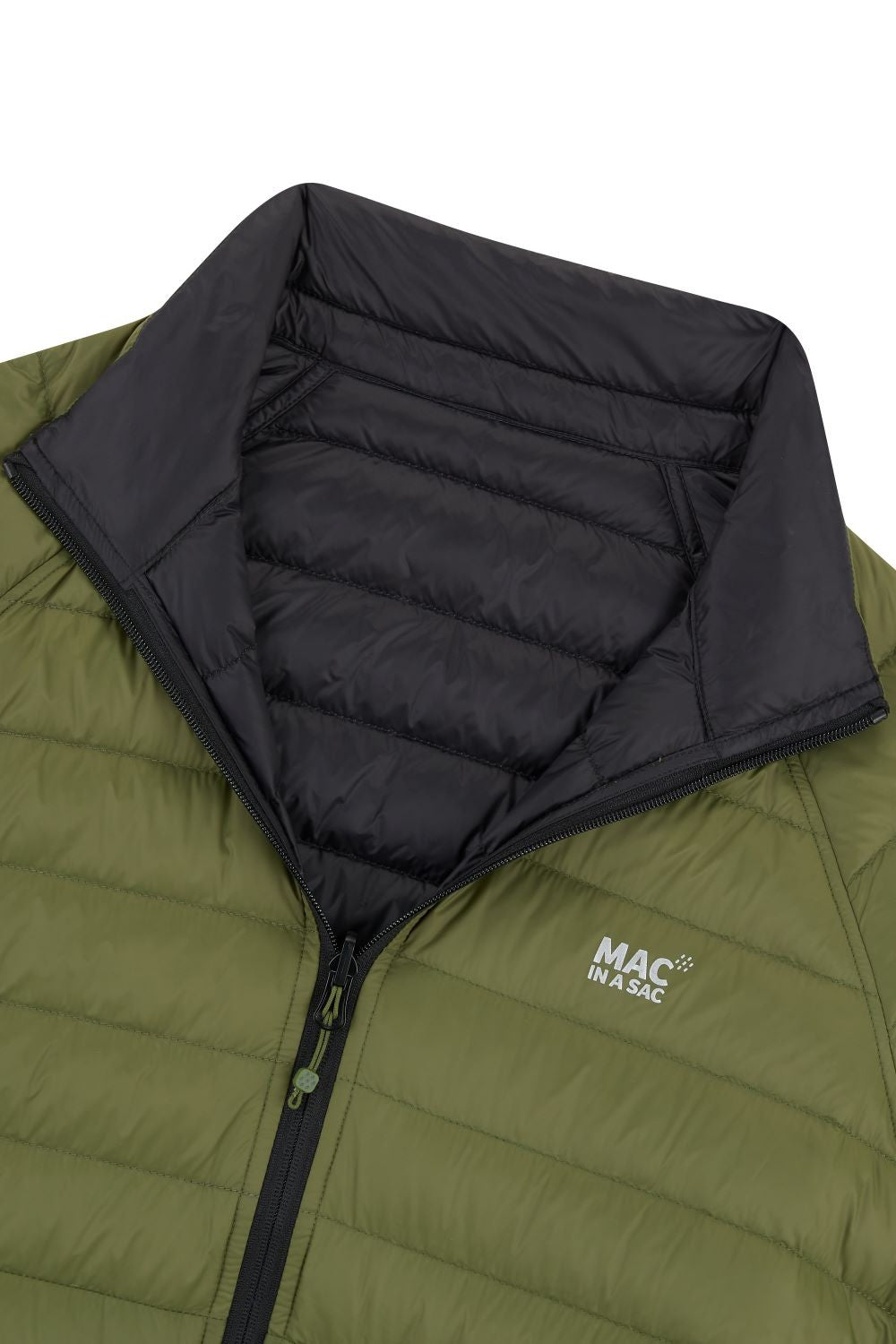 Ανδρικό Πουπουλένιο Μπουφάν Mac In A Sac Polar Reversible Χακί/Μαύρο | www.lightgear.gr