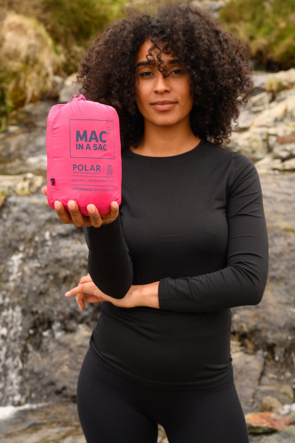 Γυναικείο Πουπουλένιο Μπουφάν Mac In A Sac Polar Reversible Φούξια/Μπλε | www.lightgear.gr