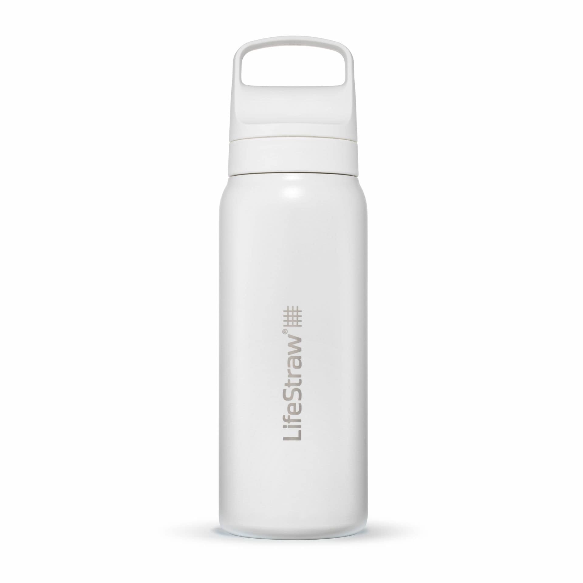 Ανοξείδωτο Παγούρι με Φίλτρο Νερού LifeStraw Go Steel 700ml Polar White | www.lightgear.gr