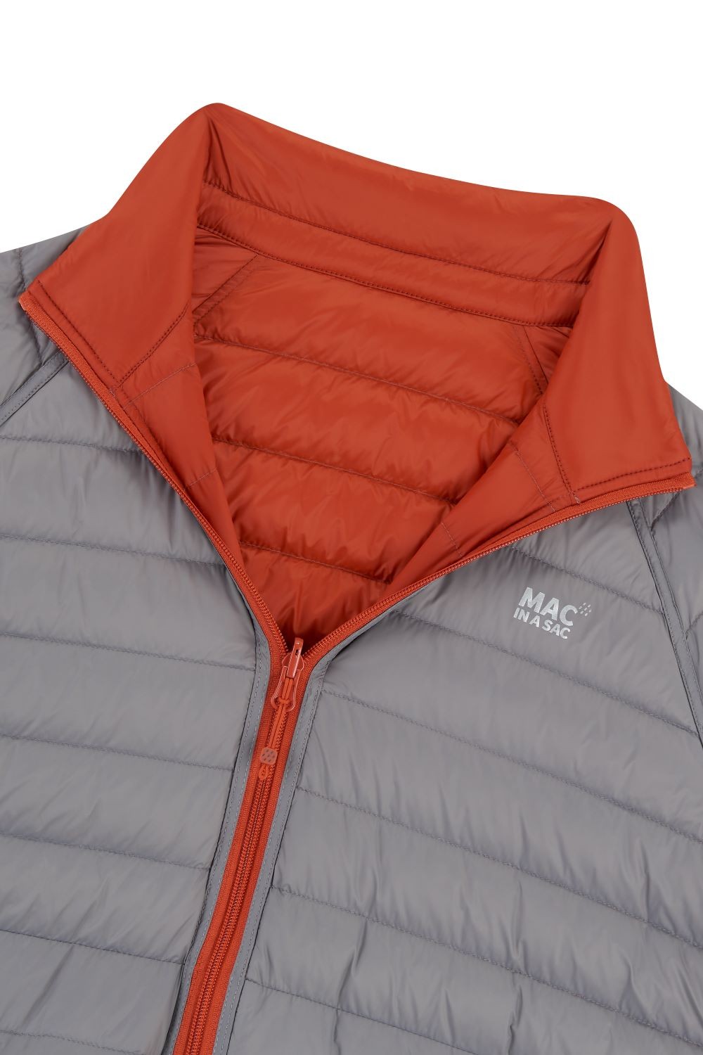Ανδρικό Πουπουλένιο Μπουφάν Mac In A Sac Polar Reversible Πορτοκαλί/Γκρι | www.lightgear.gr