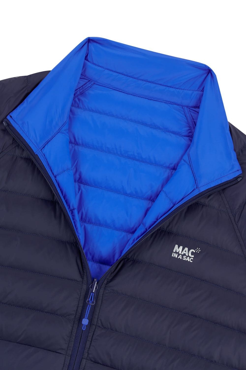 Ανδρικό Πουπουλένιο Μπουφάν Mac In A Sac Polar Reversible Σκούρο Μπλε/Γαλάζιο | www.lightgear.gr