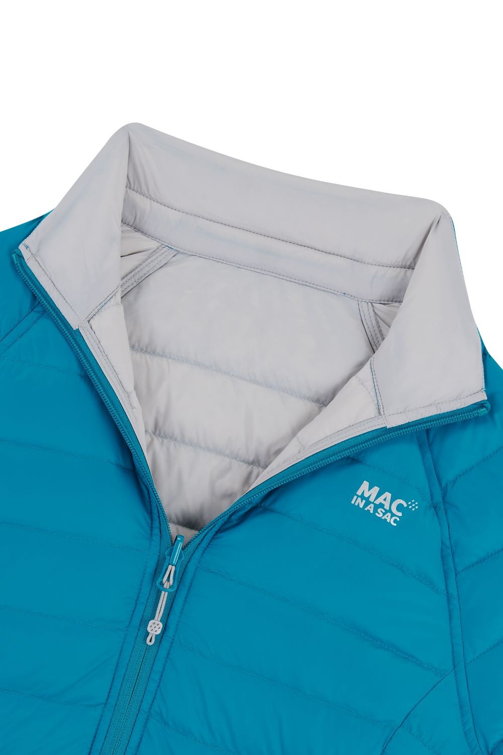 Γυναικείο Πουπουλένιο Μπουφάν Mac In A Sac Reversible Γκρι/Πετρόλ | www.lightgear.gr