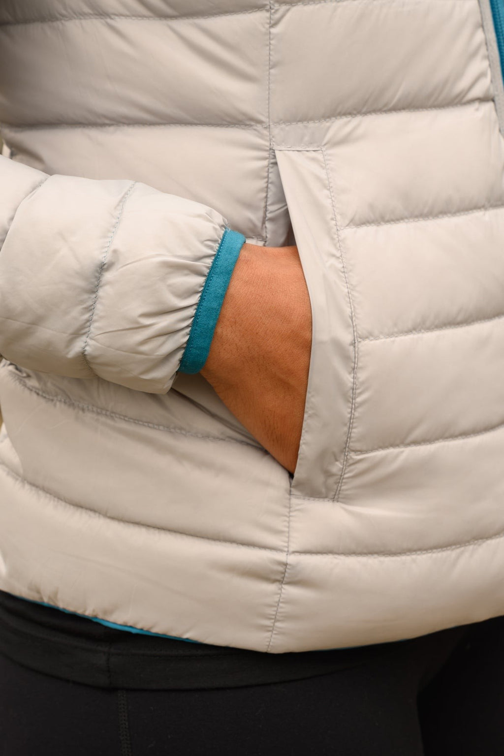 Γυναικείο Πουπουλένιο Μπουφάν Mac In A Sac Reversible Γκρι/Πετρόλ | www.lightgear.gr