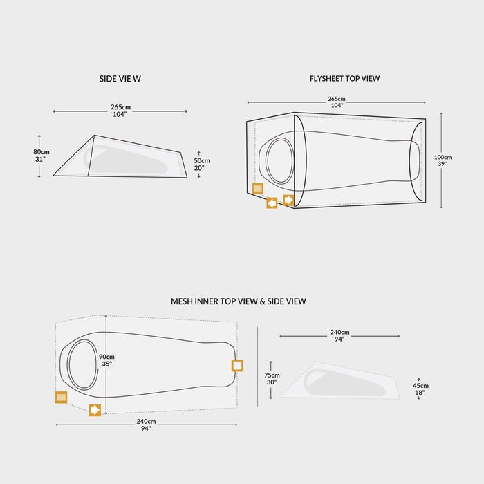 Σκηνή Snugpak Ionosphere 1 IX | www.lightgear.gr