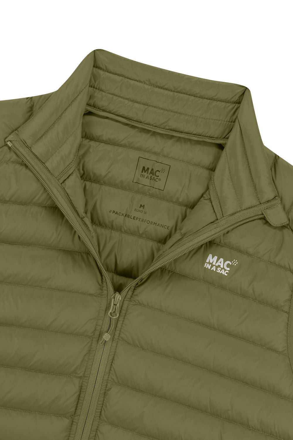 Ανδρικό Πουπουλένιο Γιλέκο Mac In A Sac Alpine Χακί | www.lightgear.gr