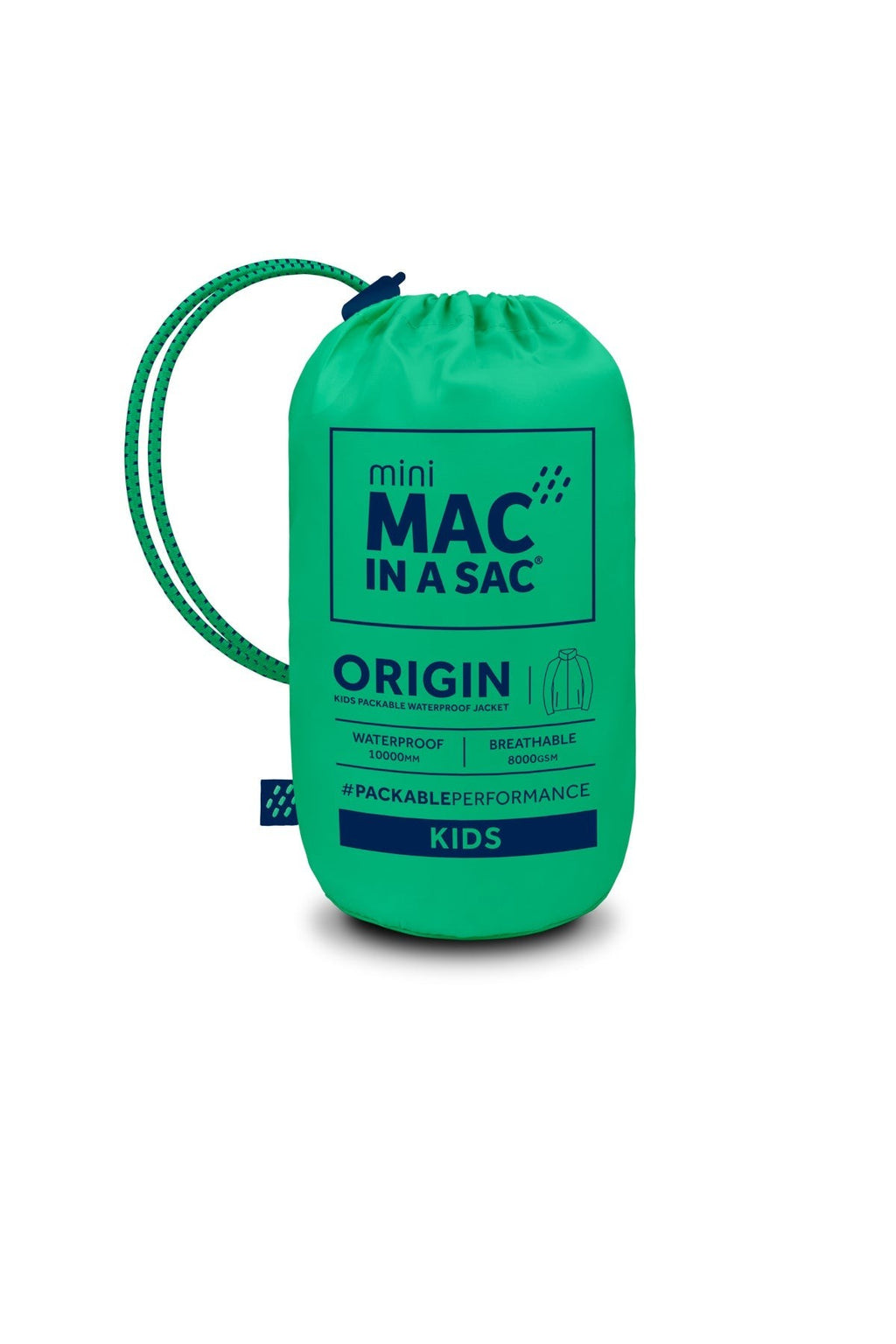 Αδιάβροχο Mac In A Sac Origin Για Παιδιά Πράσινο | www.lightgear.gr