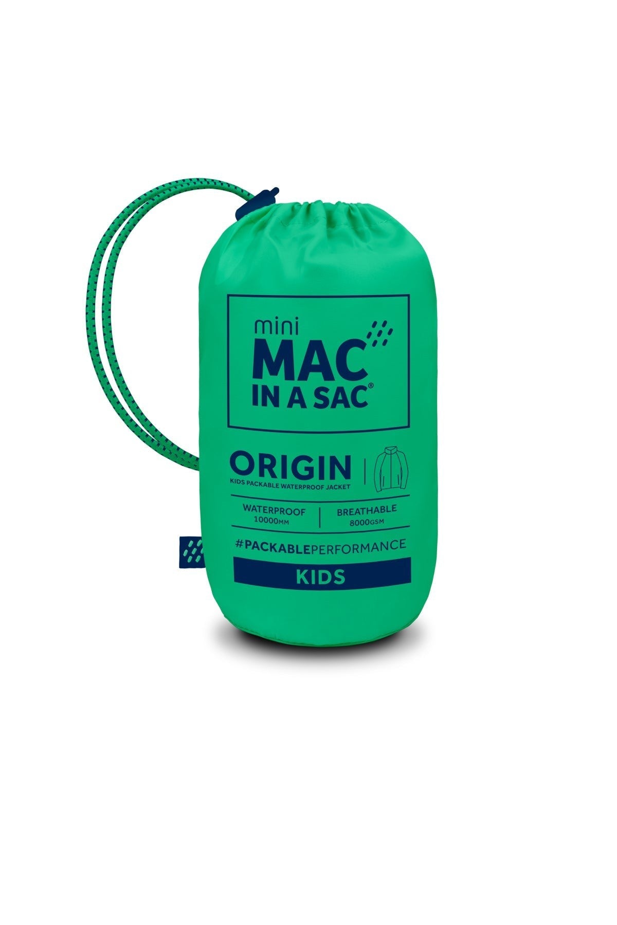 Αδιάβροχο Mac In A Sac Origin Για Παιδιά Πράσινο | www.lightgear.gr