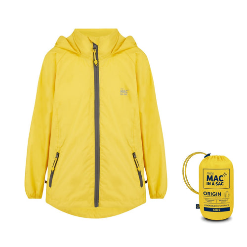 Αδιάβροχο Mac In A Sac Origin Για Παιδιά Κίτρινο | www.lightgear.gr