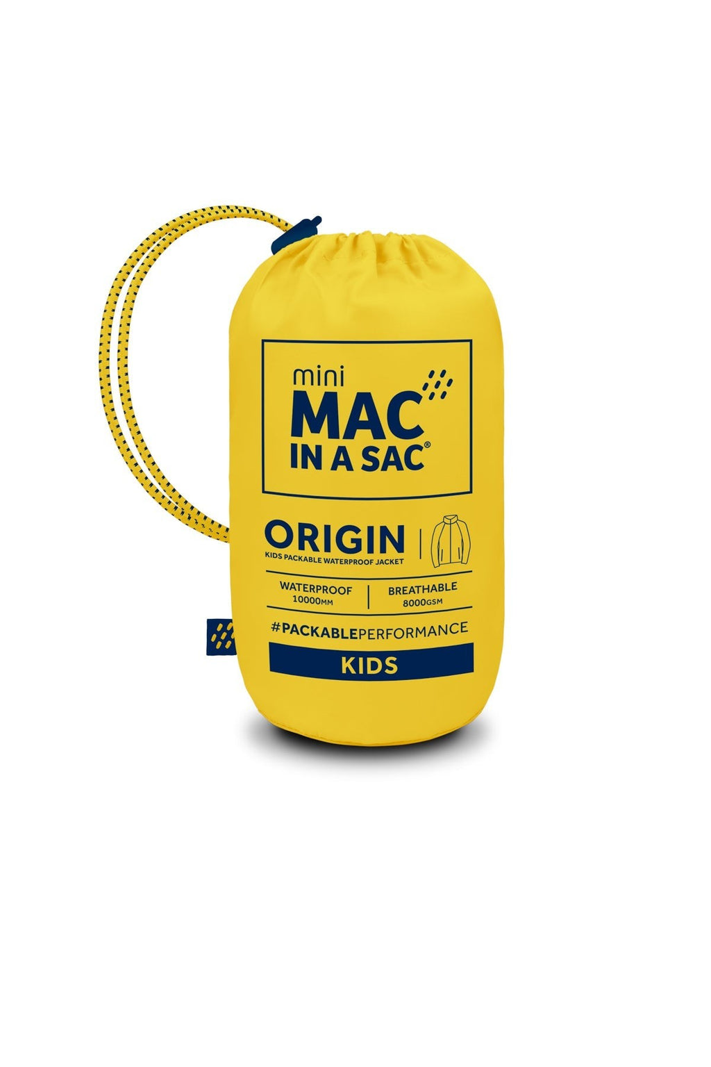 Αδιάβροχο Mac In A Sac Origin Για Παιδιά Κίτρινο | www.lightgear.gr