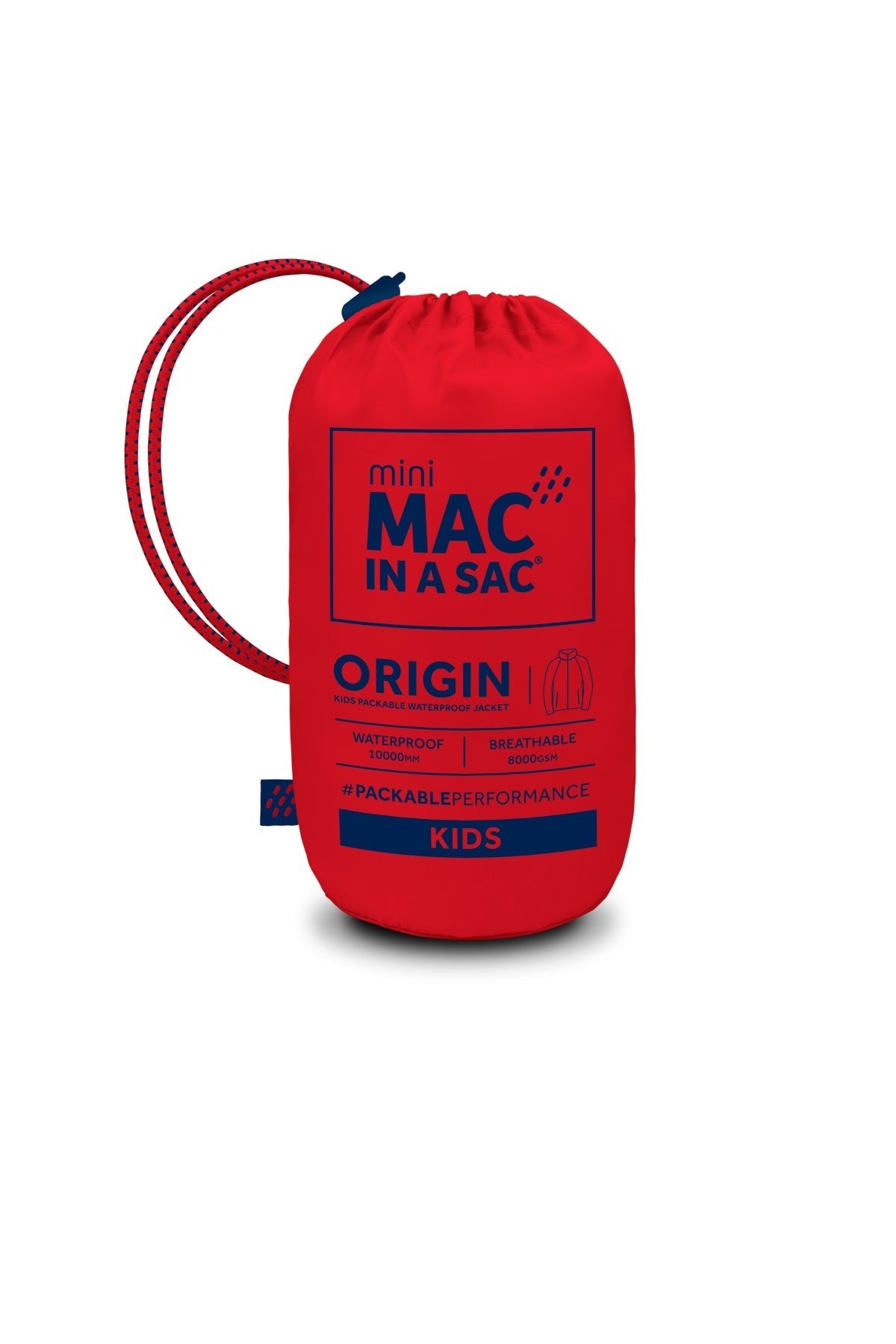 Αδιάβροχο Mac In A Sac Origin Για Παιδιά Κόκκινο | www.lightgear.gr