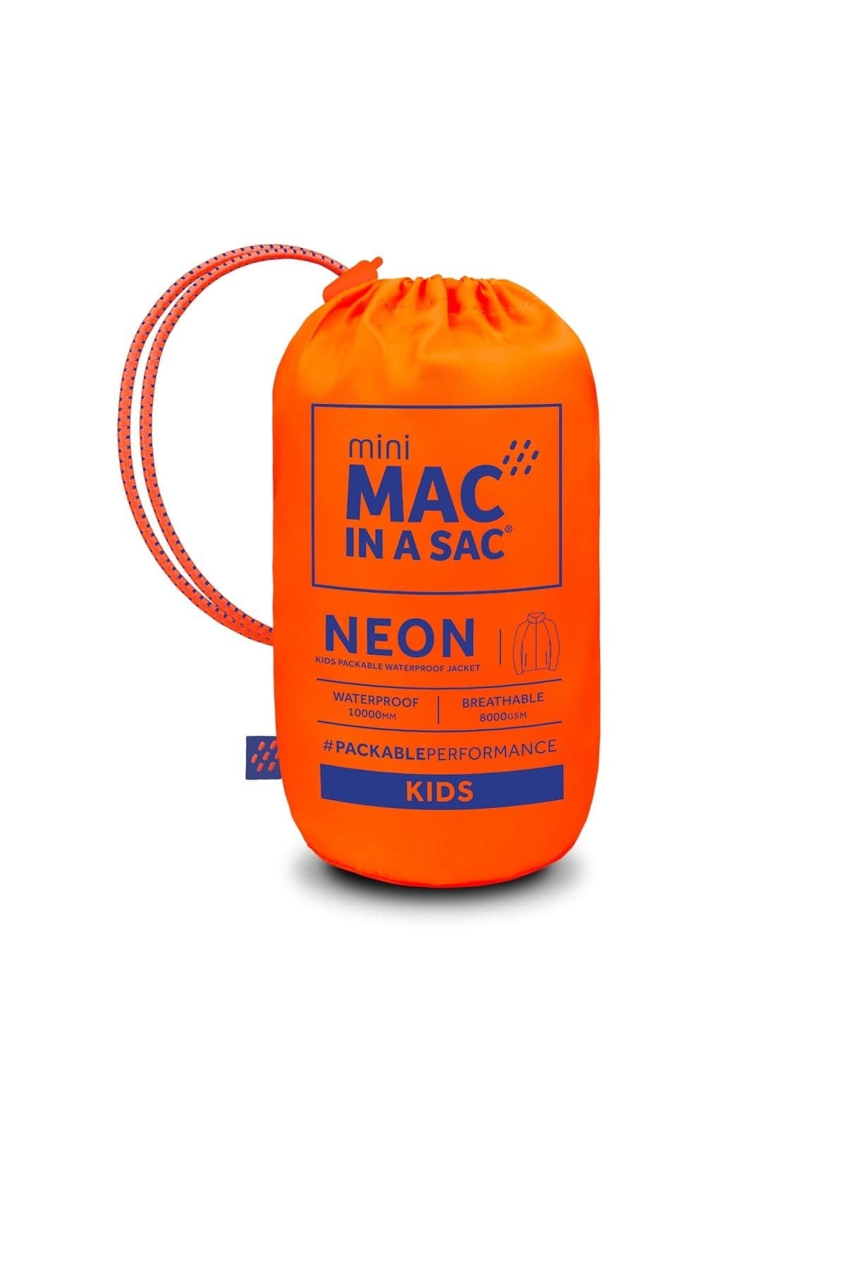 Αδιάβροχο Mac In A Sac Origin Για Παιδιά Neon Πορτοκαλί | www.lightgear.gr