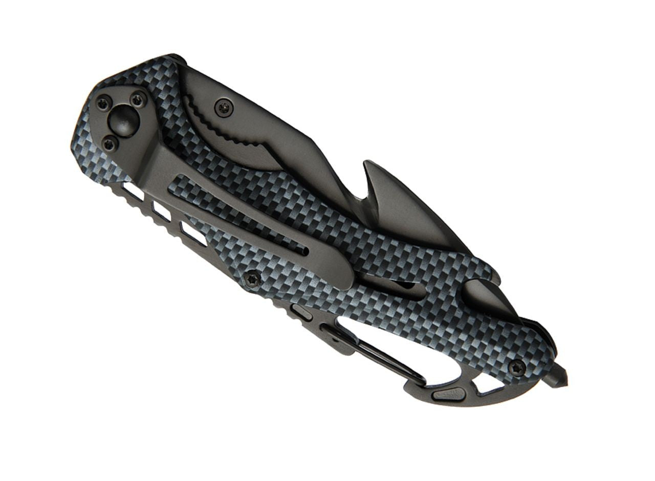 Διασωστικό Μαχαίρι Baladeo Emergency Carbon | www.lightgear.gr