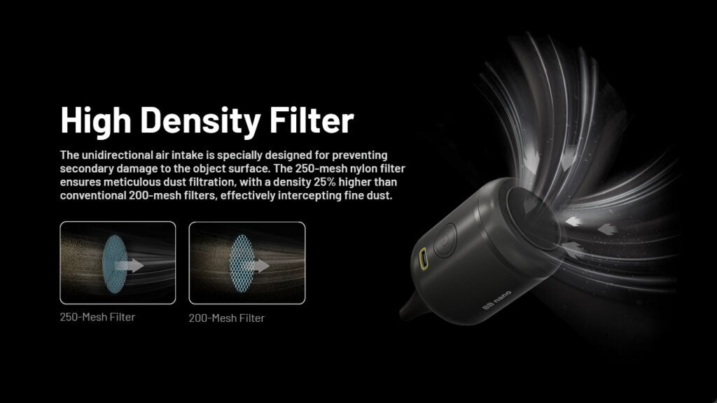 Φυσητήρας Nitecore Blower Baby Nano | www.lightgear.gr