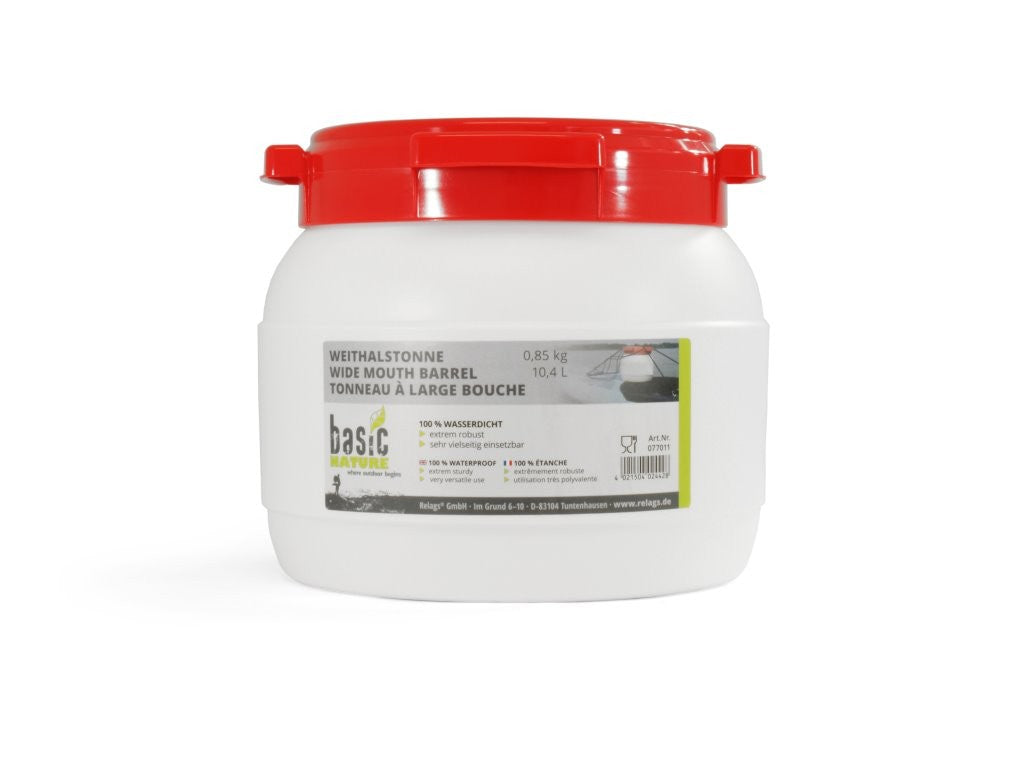 Πλαστικό Βαρέλι με Φαρδύ Στόμιο Basic Nature 10,4lt | www.lightgear.gr