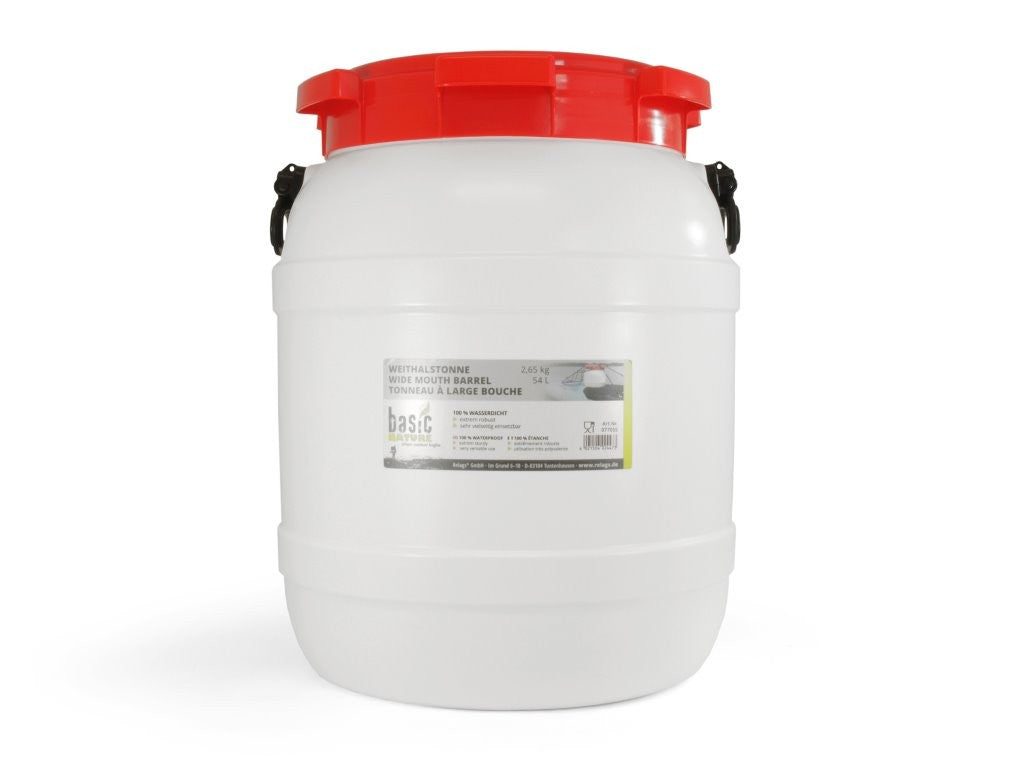 Πλαστικό Βαρέλι με Φαρδύ Στόμιο Basic Nature 54lt | www.lightgear.gr