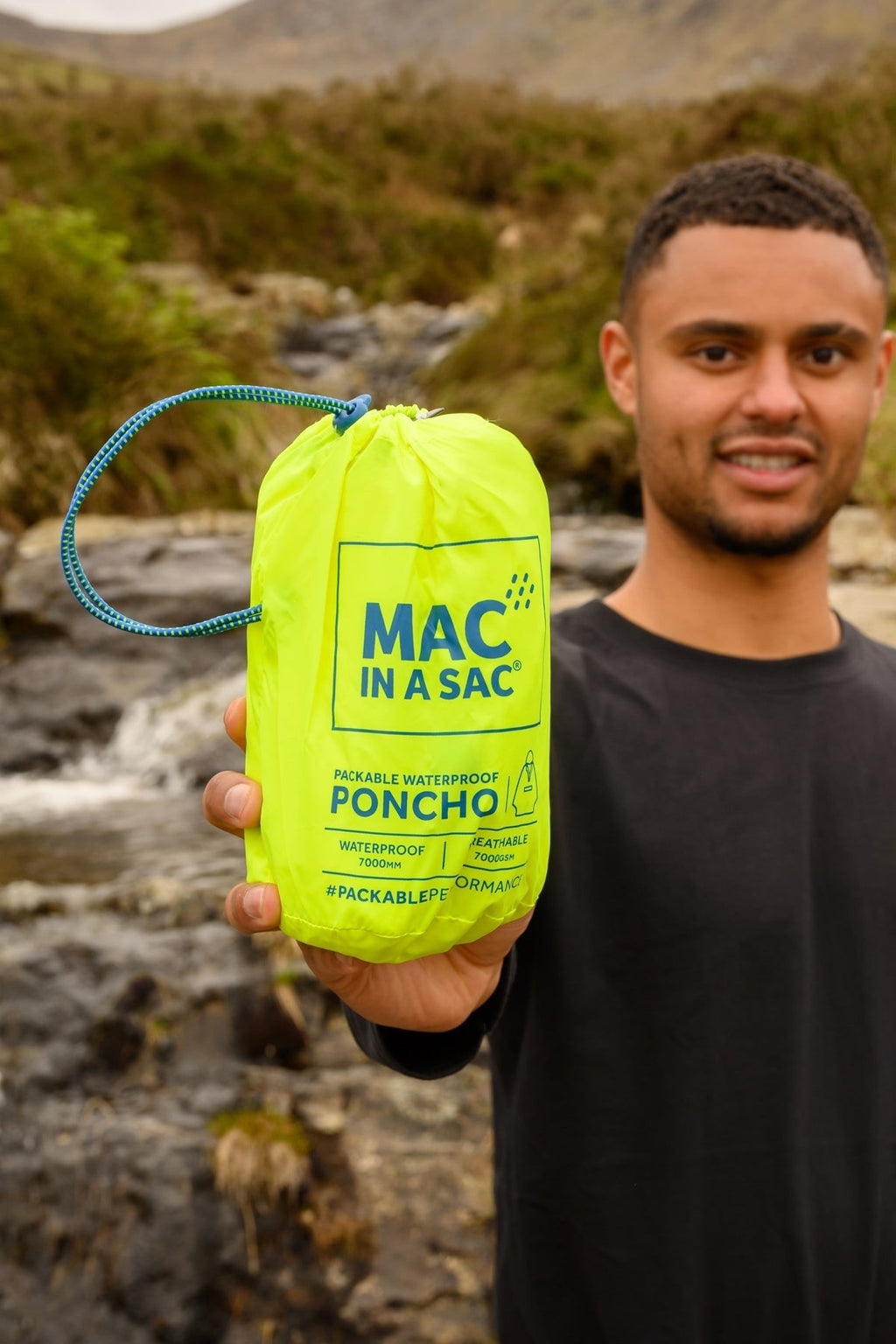Πόντσο Mac In A Sac Κίτρινο Neon | www.lightgear.gr