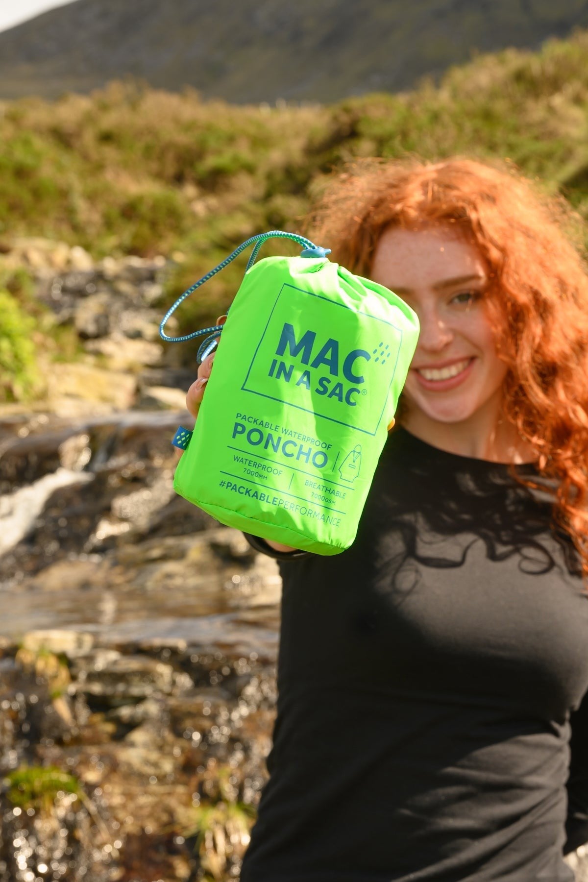 Πόντσο Mac In A Sac Πράσινο Neon | www.lightgear.gr