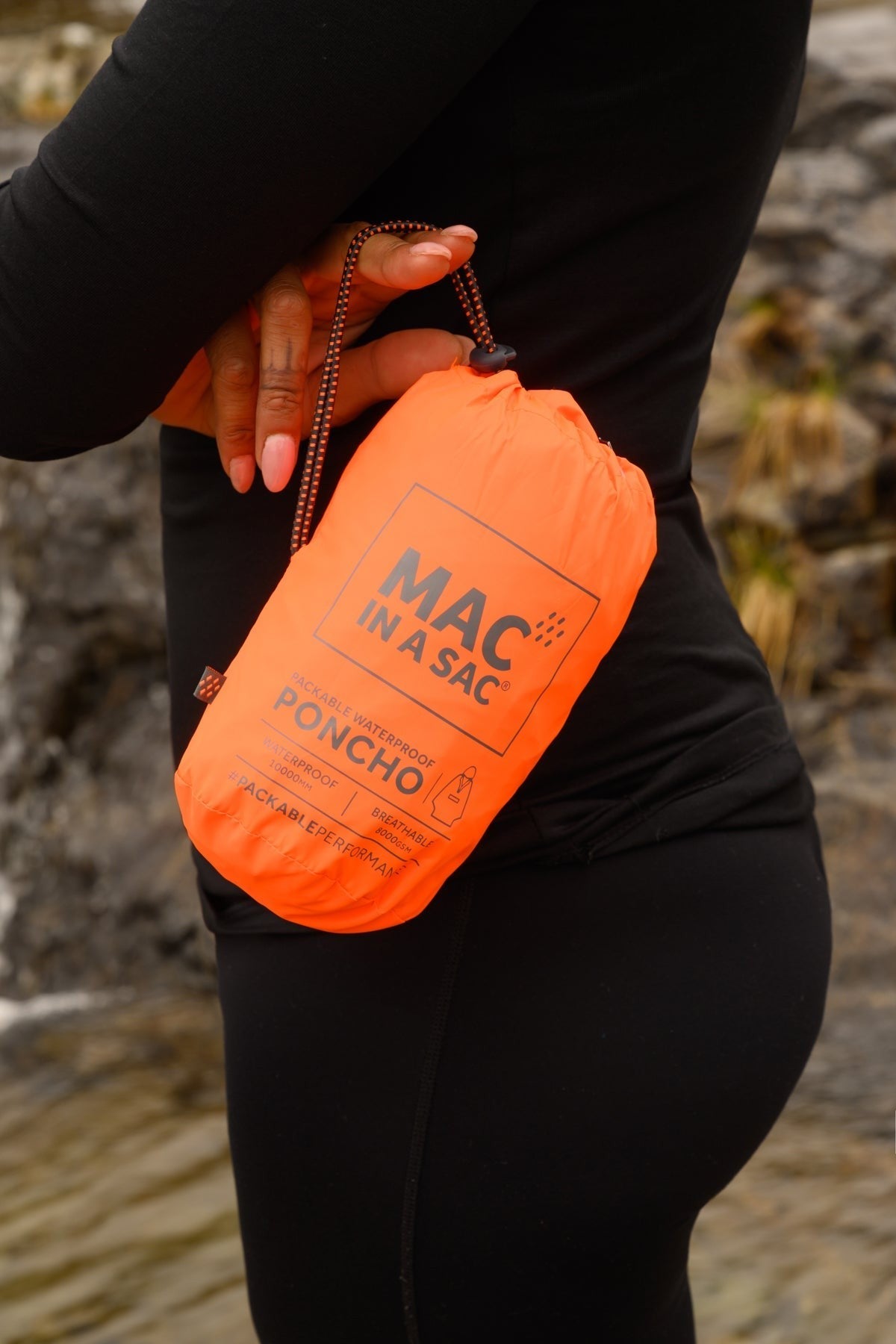 Πόντσο Mac In A Sac Πορτοκαλί Neon | www.lightgear.gr