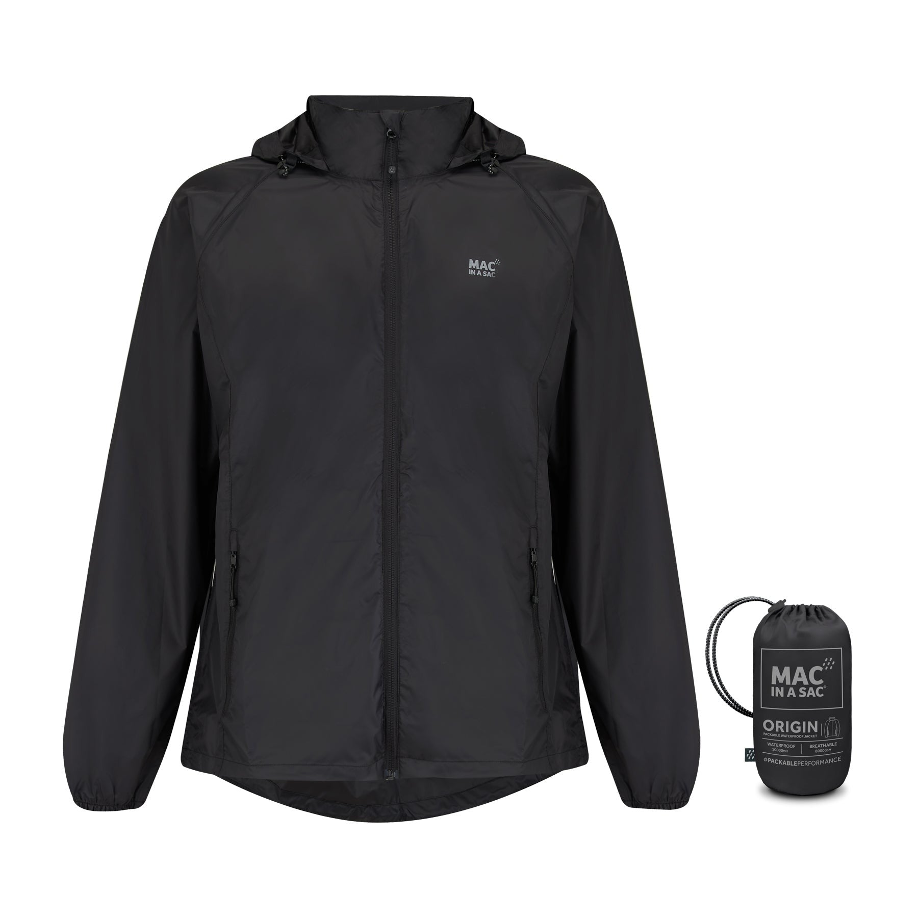 Αδιάβροχο Origin 2 Mac In A Sac Μαύρο | www.lightgear.gr
