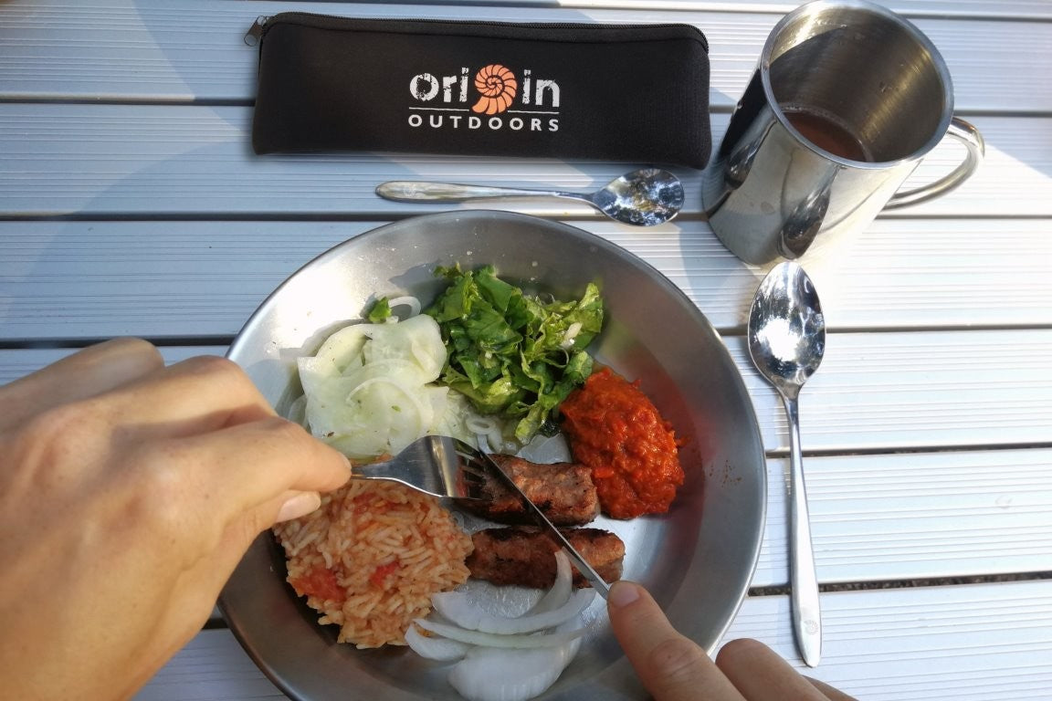 Ανοξείδωτο Σετ Κουτάλια Πιρούνι Μαχαίρι Origin Outdoors Bivouac Dinner | www.lightgear.gr