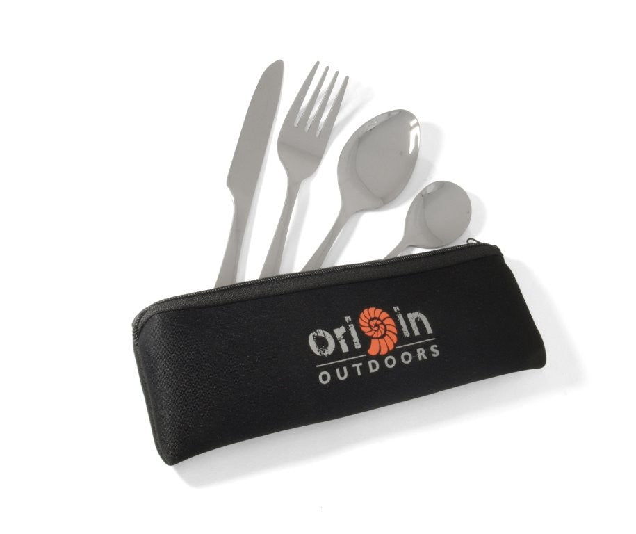 Ανοξείδωτο Σετ Κουτάλια Πιρούνι Μαχαίρι Origin Outdoors Bivouac Dinner | www.lightgear.gr