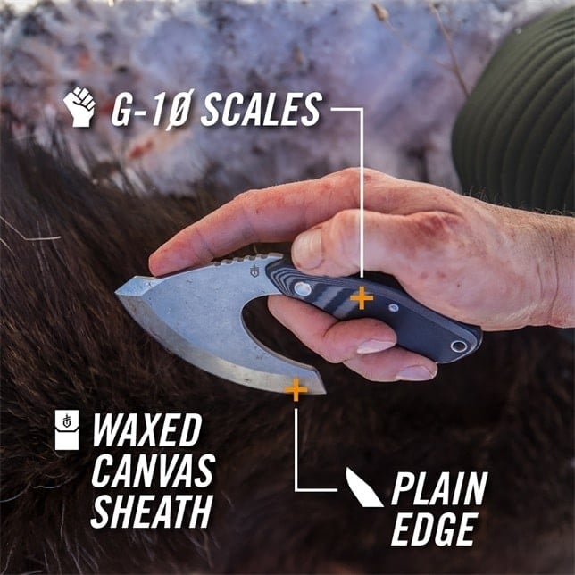 Γδάρτης Gerber Downwind Ulu Μαύρο | www.lightgear.gr