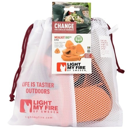 Σετ Φαγητού Light My Fire Outdoor Bio Πορτοκαλί 8τεμ | www.lightgear.gr