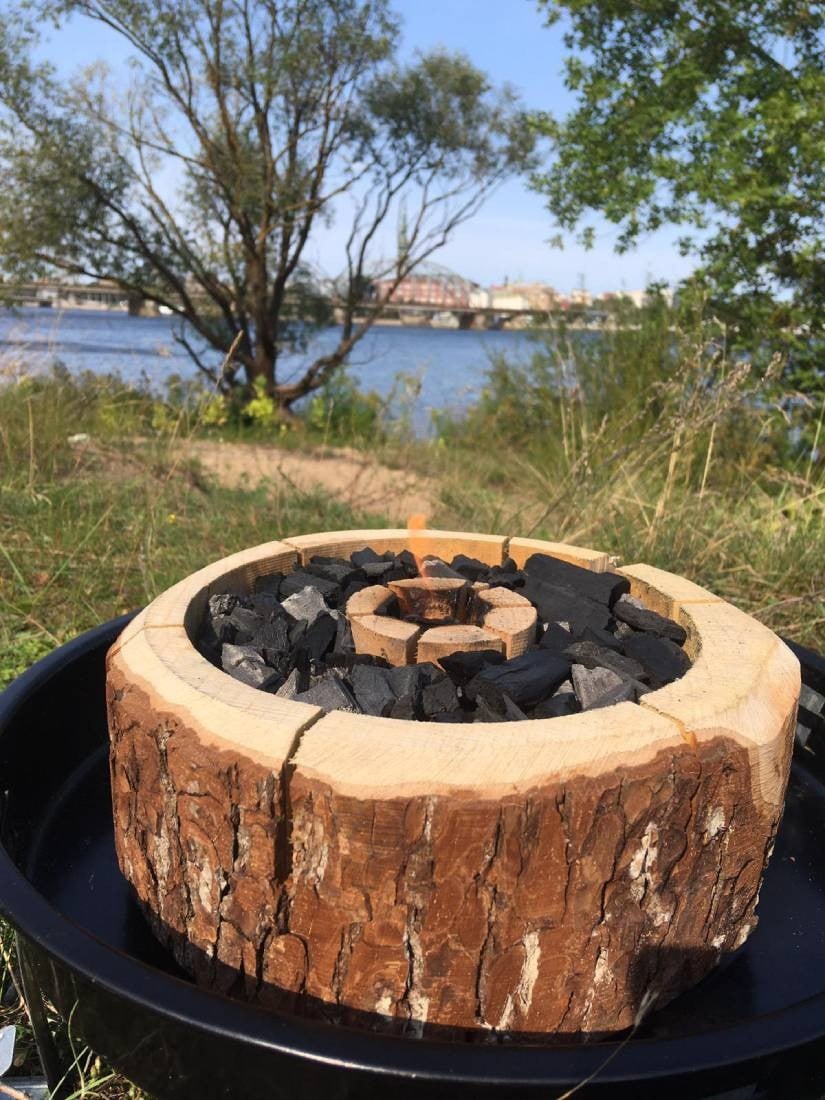 Εστία με Προσάναμμα Origin Outdoors Woodie Ø24-28cm | www.lightgear.gr