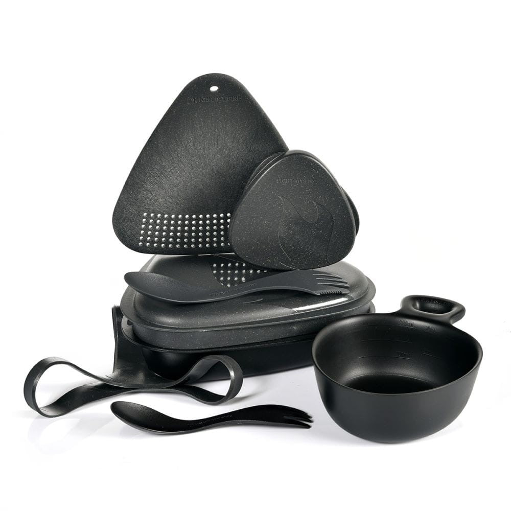 Σετ Φαγητού Light My Fire Outdoor Bio Salty Black 8τεμ | www.lightgear.gr