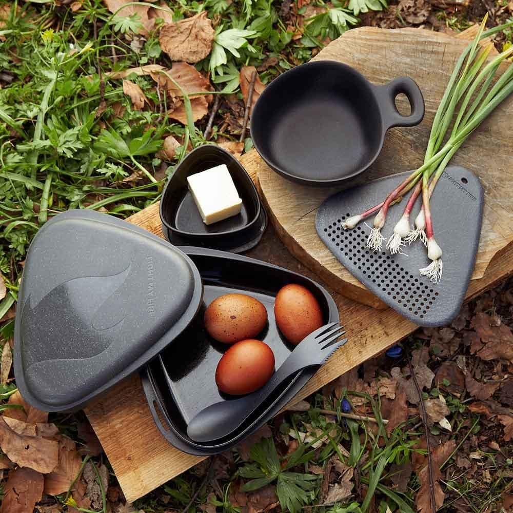Σετ Φαγητού Light My Fire Outdoor Bio Salty Black 8τεμ | www.lightgear.gr