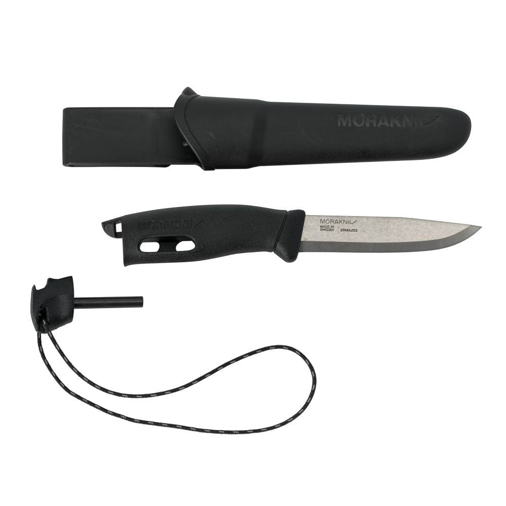 Μαχαίρι Morakniv Companion Spark Μαύρο | www.lightgear.gr