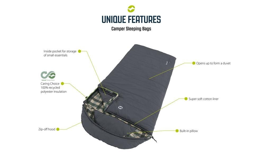 Υπνόσακος Outwell Camper Lux | www.lightgear.gr