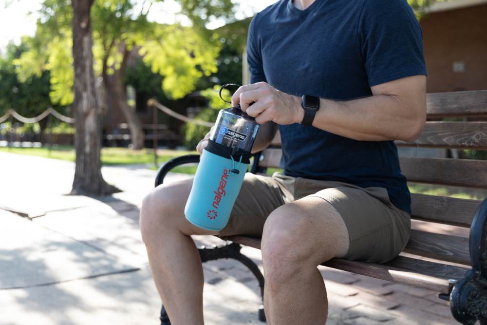 Θήκη Nalgene Cool Stuff 1lt Τυρκουάζ | www.lightgear.gr