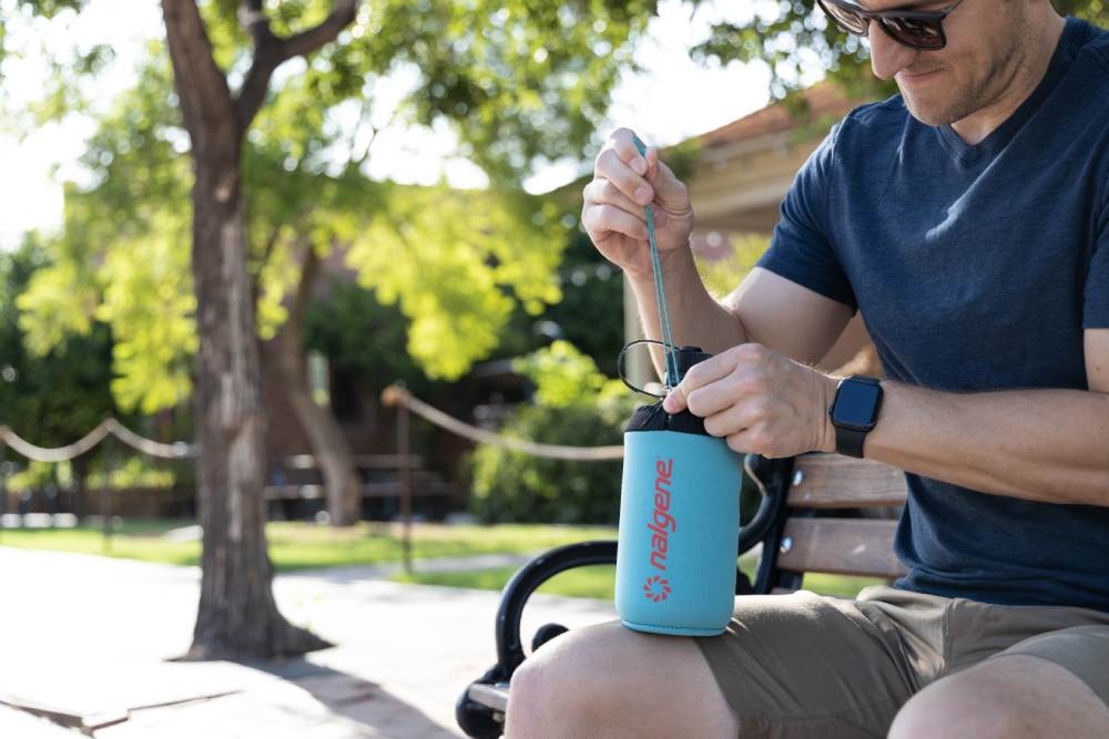 Θήκη Nalgene Cool Stuff 1lt Τυρκουάζ | www.lightgear.gr