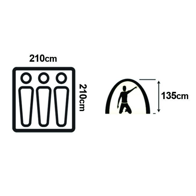 Σκηνή Salty Tribe Αυτόματη Tequesta 3 | www.lightgear.gr