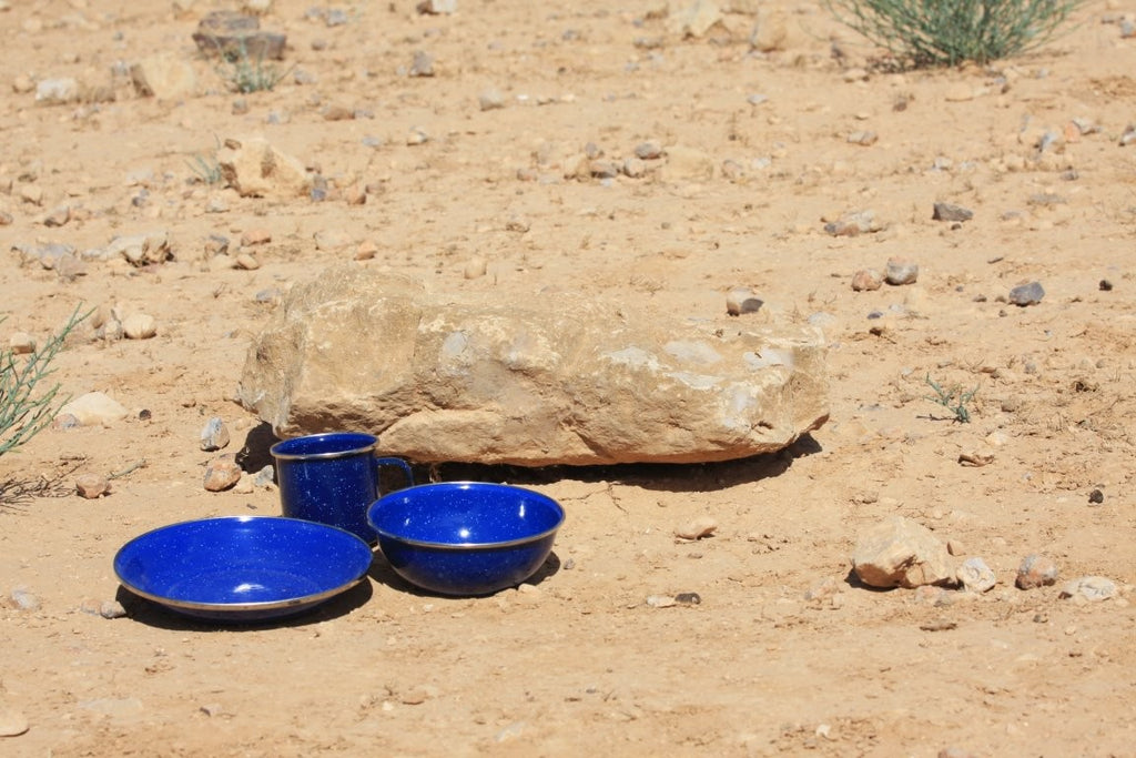 Πιάτο Ρηχό Εμαγιέ Origin Outdoors Ø26cm Μπλε | www.lightgear.gr