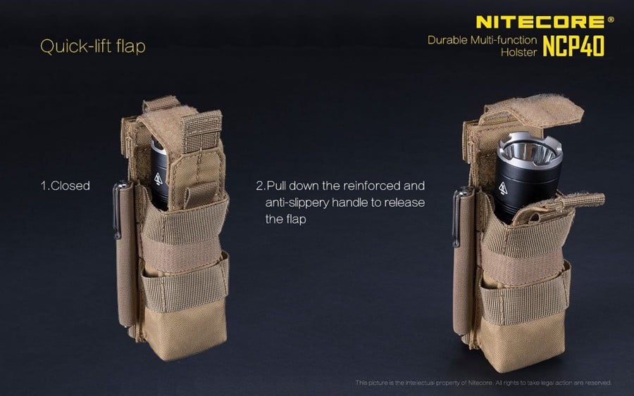 Θήκη Φακού Nitecore NCP40 Black | www.lightgear.gr